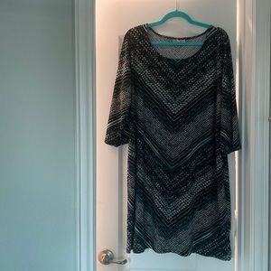 Dana Buchman printed dress